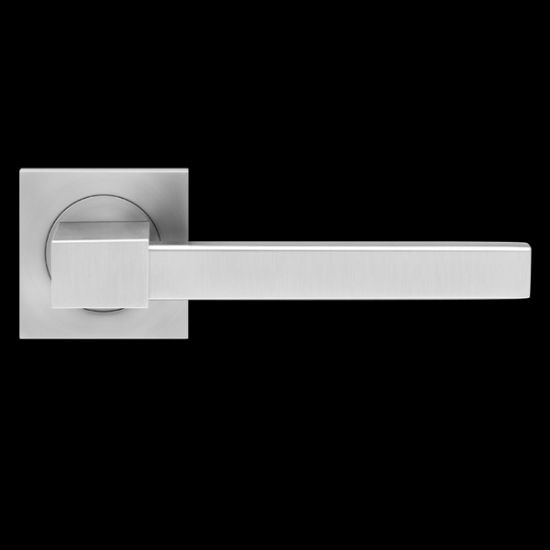 Karcher Design Portland ER47Q Door Lever Handle on a Square Rose