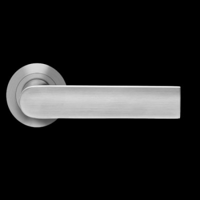 Karcher Design London ER51 Door Lever Handle on a Round Rose