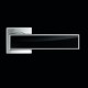 Karcher Design Torino R53Q Door Handle on a Square Rose - Chrome