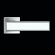 Karcher Design Torino R53Q Door Handle on a Square Rose - Chrome