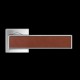 Karcher Design Torino R53Q Door Handle on a Square Rose - Chrome