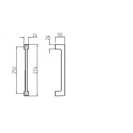 Mandelli 1035 Modern Italian Pull Handle