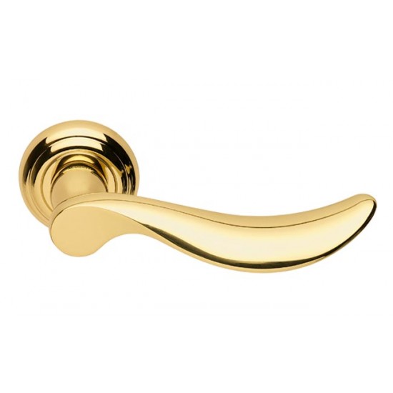 Mandelli Norma Door Handle on a Rose