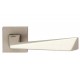 Mandelli Piramid Door Handle on a Rose