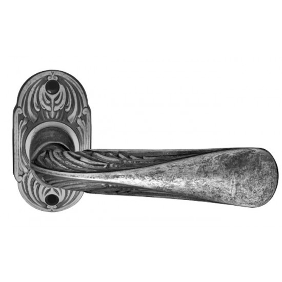 Mandelli Rex Door Handle on a Rose