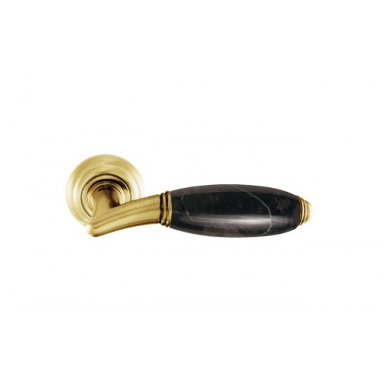 Mandelli Paros Door Handle on a Rose