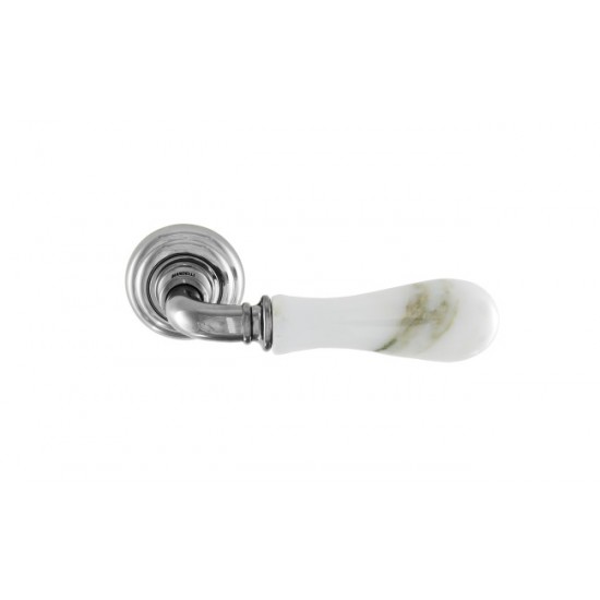 Mandelli Naxos Door Handle on a Rose