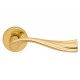 Mandelli River Door Handle on a Rose