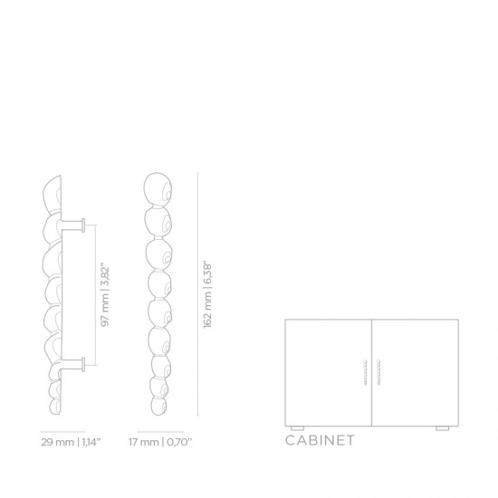 PullCast Ocean Collection - Natica OC2002 Cabinet Pull