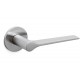 Olivari Lama L Door Handle on a Slim Round Rose 