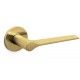 Olivari Lama L Door Handle on a Slim Round Rose 