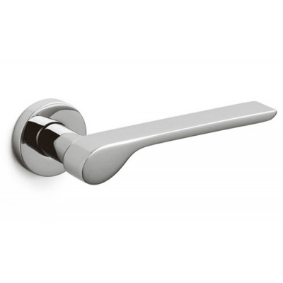 Olivari Ala Door Handle on a Round Rose 