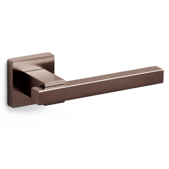 Olivari Bios Door Handle on a Square Rose