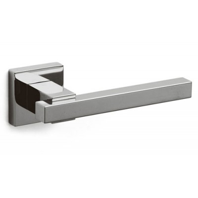 Olivari Bios Door Handle on a Square Rose