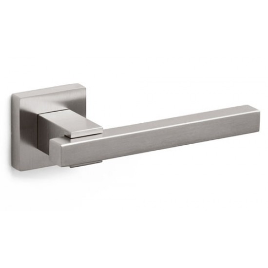 Olivari Bios Door Handle on a Square Rose