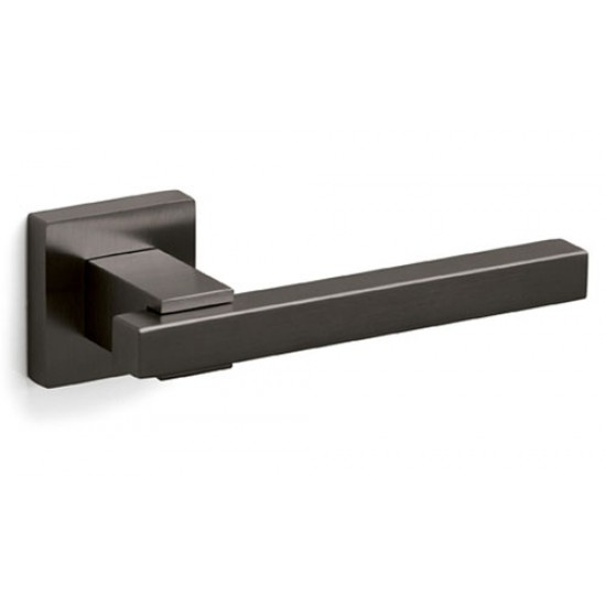 Olivari Bios Door Handle on a Square Rose