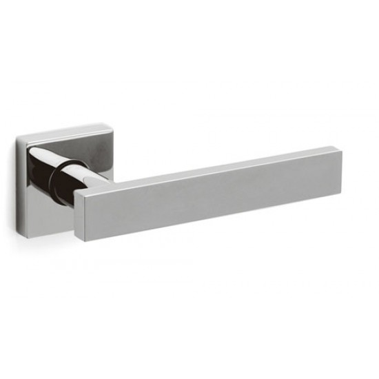 Olivari Blade Door Handle on a Square Rose