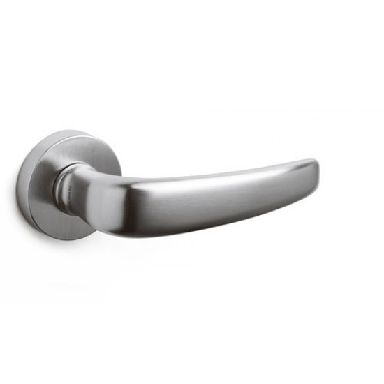 Olivari Bolzano Door Handle on a Round Rose 