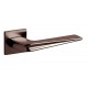 Olivari Chevron Door Handle on a Square Rose