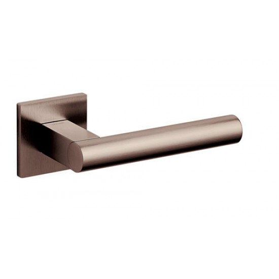 Olivari Euclide Q Door Handle on a Square Rose