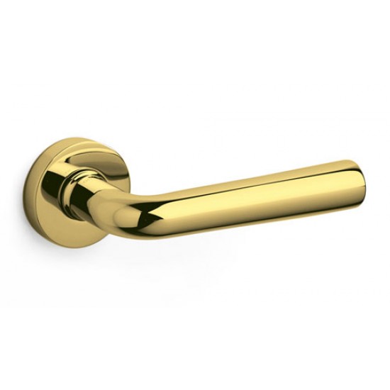 Olivari Garda Door Handle on a Round Rose 