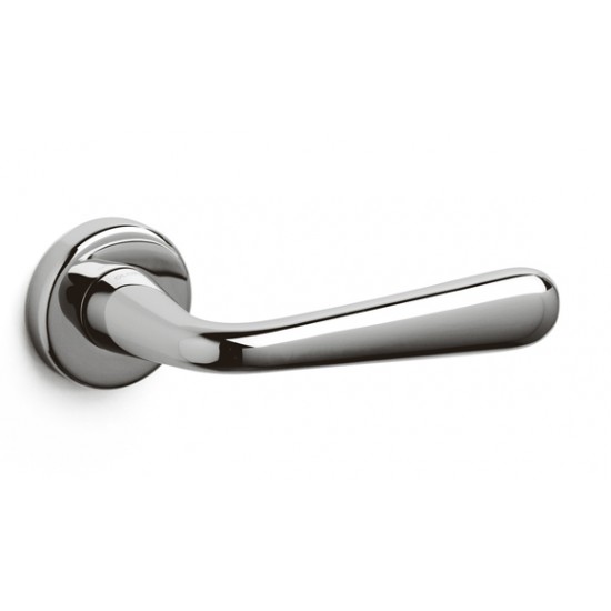 Olivari Golia Door Handle on a Round Rose 