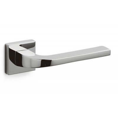 Olivari Lesmo Door Handle on a Square Rose