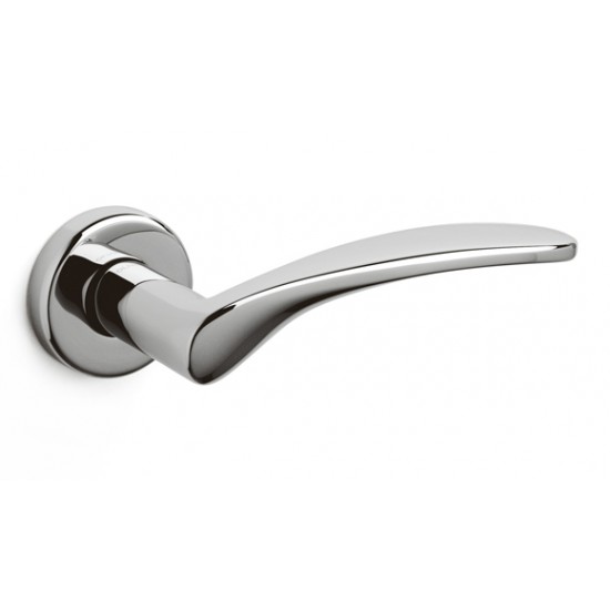 Olivari Novella Door Handle on a Round Rose 