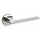 Olivari Open Door Handle on a Round Rose 