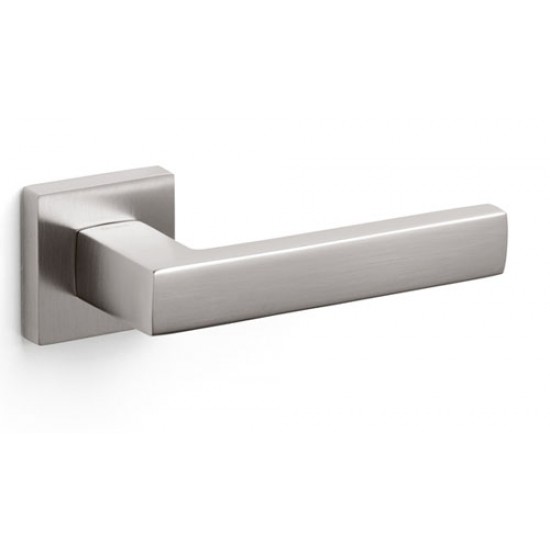 Olivari Planet Q Door Handle on a Square Rose