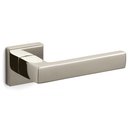 Olivari Planet Q Door Handle on a Square Rose