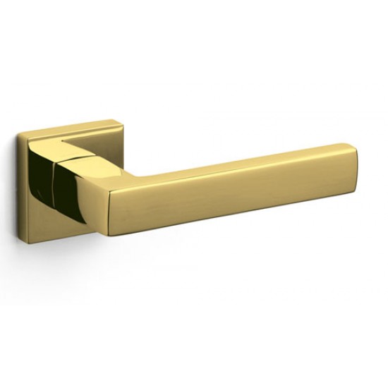 Olivari Planet Q Door Handle on a Square Rose