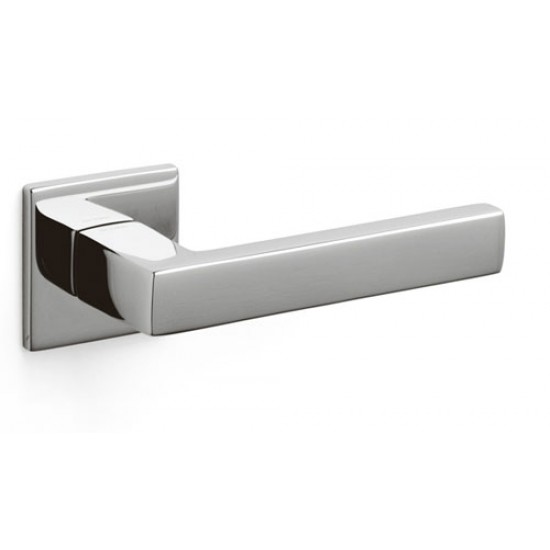 Olivari Planet QB Door Handle on a Square Rose