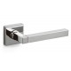 Olivari Time Q Door Handle on a Square Rose