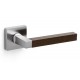 Olivari Time Q Door Handle on a Square Rose