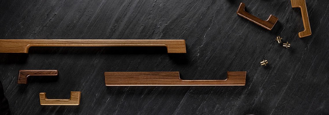 Tirar Contemporary Solid Stone and Timber Door Furniture