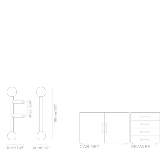 PullCast Twist Collection - Quantum TW5006 Cabinet Pull