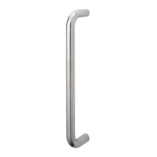 D Shaped Pull Handle Satin Stainless Steel Bolt Through