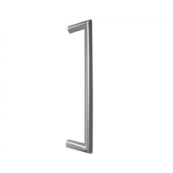 Mitred Pull Handle Satin Stainless Steel Bolt Through