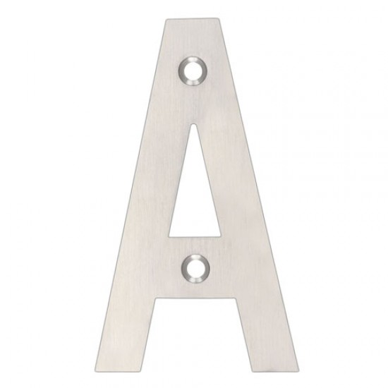 ZOO Hardware Letters 102mm - Satin Stainless Steel