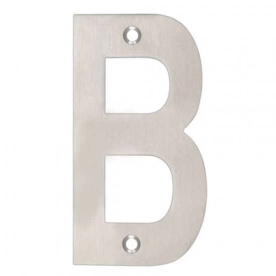 ZOO Hardware Letters 102mm - Satin Stainless Steel