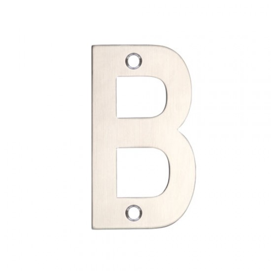 ZOO Hardware Letters 75mm - Satin Stainless Steel