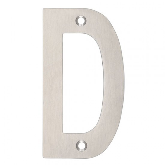 ZOO Hardware Letters 102mm - Satin Stainless Steel