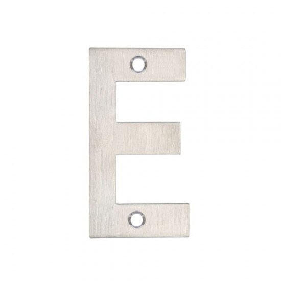 ZOO Hardware Letters 75mm - Satin Stainless Steel