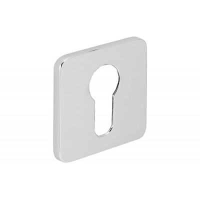 Square Euro Profile Concealed Keyhole Escutcheon