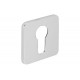 Square Euro Profile Concealed Keyhole Escutcheon