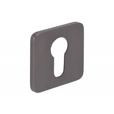 Square Euro Profile Concealed Keyhole Escutcheon