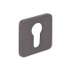 Square Euro Profile Concealed Keyhole Escutcheon