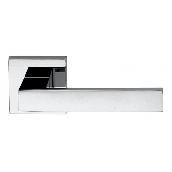 Edra 02 Lever Handle on Square Rose by DND Martinelli