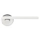 Minima Lever Handle on Round Rose by DND Martinelli